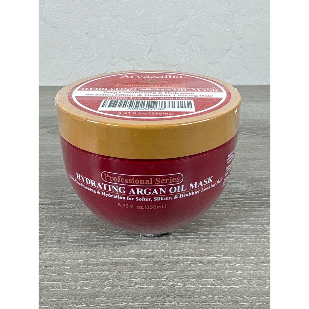 Arvazallia Hydrating Argan Oil Mask Deep Conditioner 8.45oz Sulfate Paraben Free